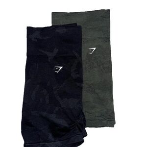 2 pack Gymshark Camo Compression Shorts